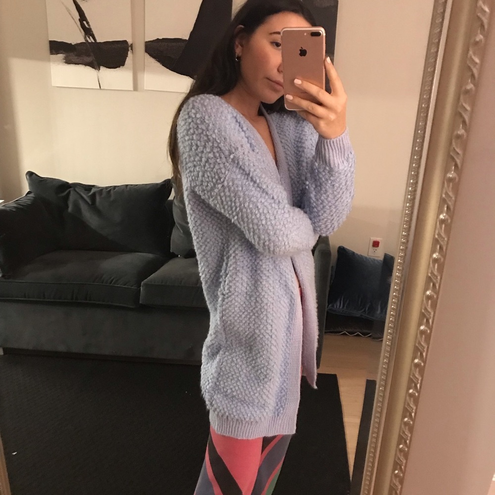 ASOS blue cardigan